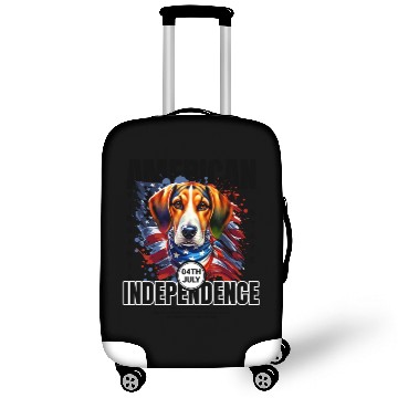Discover Virginia's Official State Dog: American Foxhound Luggage Covers