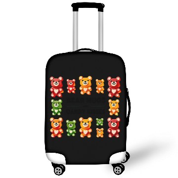 Discover Bear Hugs and Candy Kisses Gummy Bears Luggage Covers