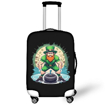 Discover St. Patrick's Day Shamrock St Paddy's Day Curling Luggage Covers