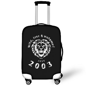 Discover 21st birthday Wild, free & untamed since 07/2003 Luggage Covers