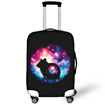 Discover Cool Hamster Galaxy Space Art Luggage Covers