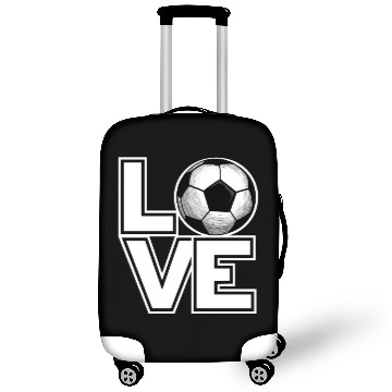 Discover Futsal LOVE Funny Soccer Futsal Coach Luggage Covers