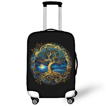 Discover Irish Nordic Celtic Tree of Life Yggdrasil Luggage Covers