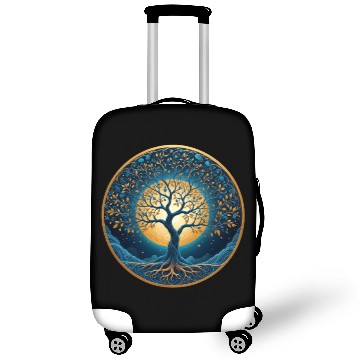 Discover Irish Nordic Celtic Tree of Life Yggdrasil Luggage Covers