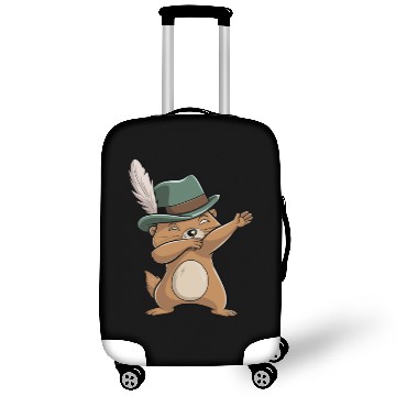 Discover Groundhog Marmot for a Marmot lover groundhog fan Luggage Covers