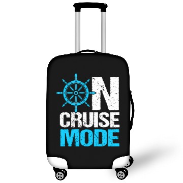 Discover Funny Cruise Trip Cruise Ship On Cruise Mode Luggage Covers