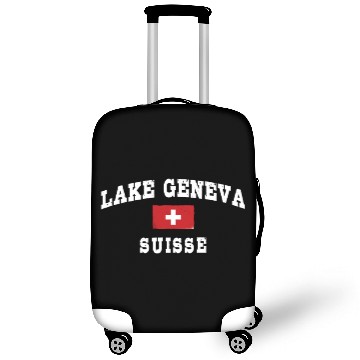 Discover Lake Geneva Switzerland Attractions Weather Luggage Covers