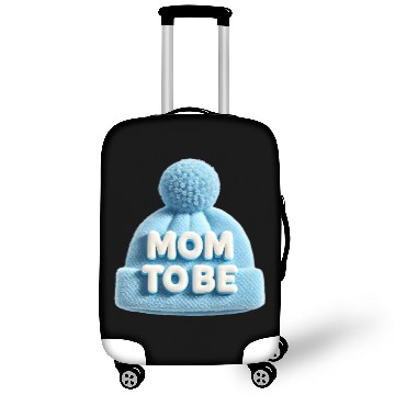 Discover Cute Mom To Be Baby Announcement Design Luggage Covers
