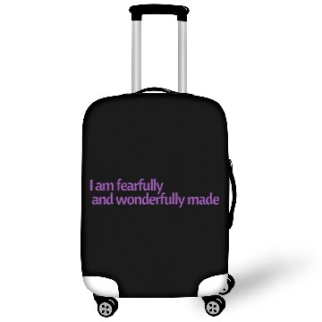 Discover I am fearfully and wonderfully made affirmation Luggage Covers