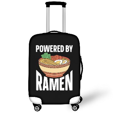 Discover Powered By Ramen Anime Japanese Soup Cup Noodle Luggage Covers