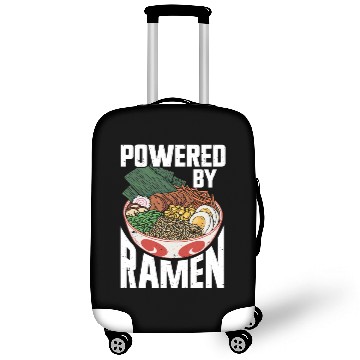 Discover Powered By Ramen Anime Japanese Soup Cup Noodle Luggage Covers