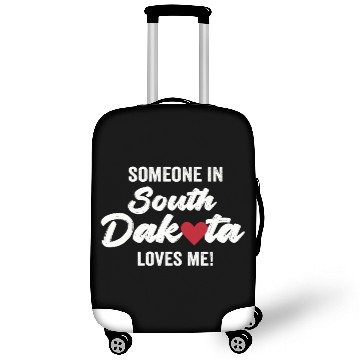 Discover Someone In South Dakota Loves Me Luggage Covers