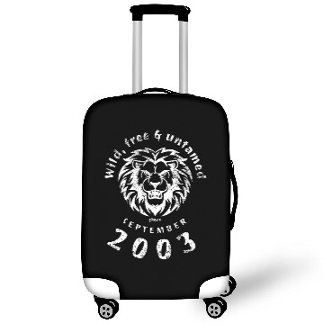 Discover 21st birthday Wild, free & untamed since 09/2003 Luggage Covers