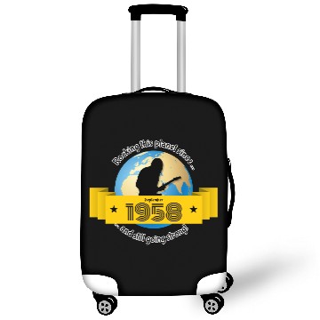 Discover 66th birthday Rocking this planet since 09/1958 Luggage Covers