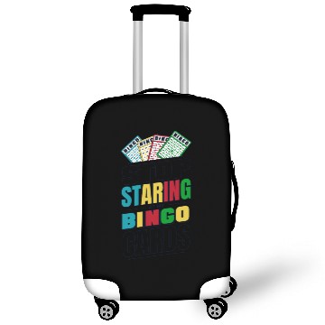 Discover Stop Staring At My Bingo Cards Caller Daubers Luggage Covers