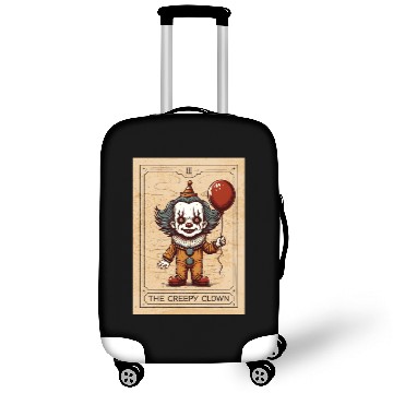 Discover Clown - Clown Tarot - Scary Clown Halloween Clown Luggage Covers