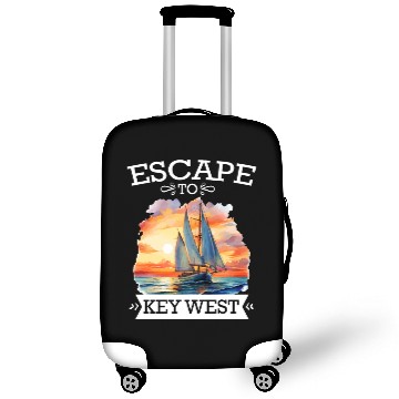 Discover Florida ESCAPE TO KEY-WEST Sailing Outfit Luggage Covers