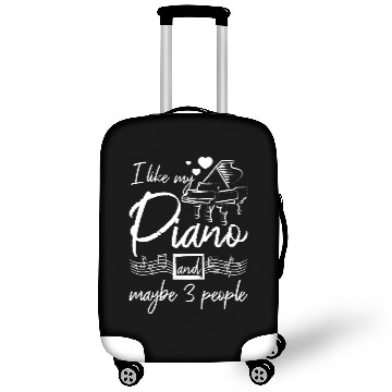 Discover I like my piano and maybe 3 people Luggage Covers