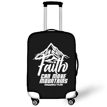 Discover Faith Can Move Mountains Love Jesus Christian Luggage Covers