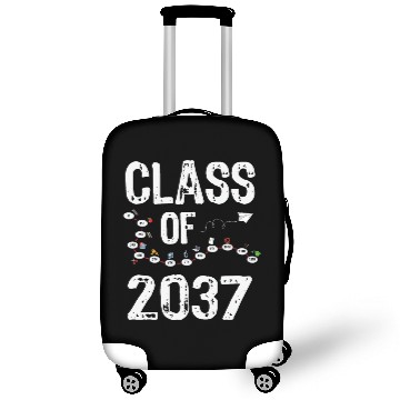 Discover Funny Class of 2037 Grow With Me Back To School Luggage Covers