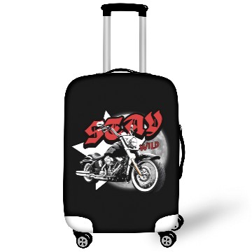 Discover 'Stay Wild' Motorcycle, Star, Moon GD Luggage Covers