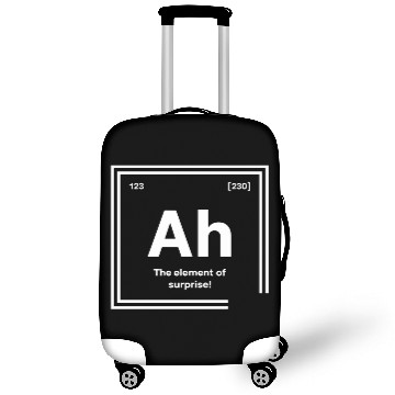 Discover The Element of Surprise - Clever Chemistry Design Luggage Covers