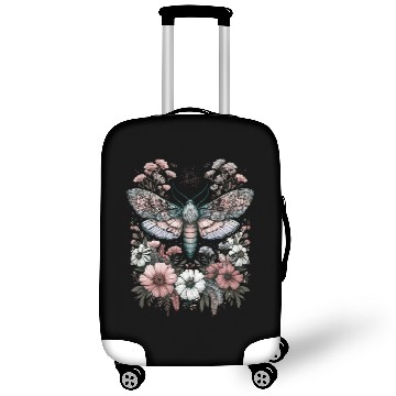 Discover Fairycore Floral Moth Pastel Fairycore Aesthetic Luggage Covers
