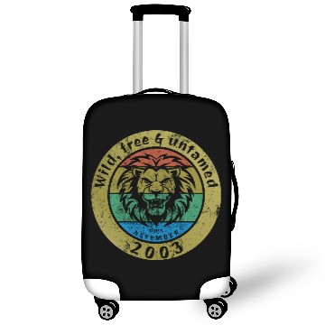 Discover 21st birthday Wild, free & untamed since 11/2003 Luggage Covers