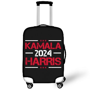 Discover Kamala Harris 2024 for President Vote Tim Walz Luggage Covers