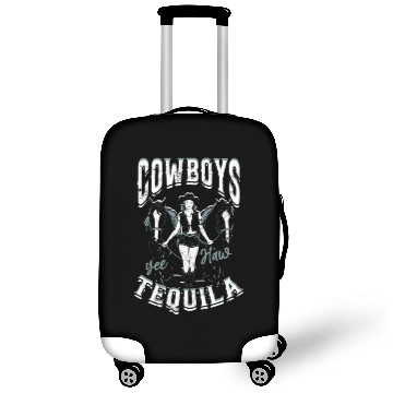Discover Cowboys and Tequila - Cowgirl Luggage Covers