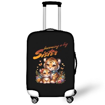 Discover Soon I Will Be A Big Sister Sweet Tigers Luggage Covers