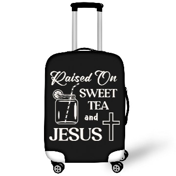 Discover Raised On Sweet Tea And Jesus LIKE US ON FACEBOOK Luggage Covers