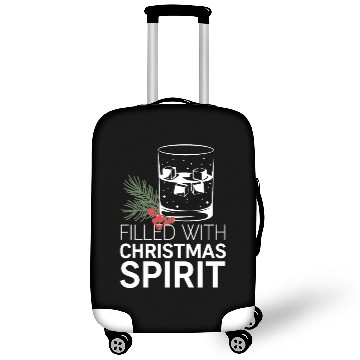 Discover Filled With Christmas Spirit Festive Cheer Artwork Luggage Covers