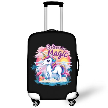 Discover Believe In Magic Unicorn Fantasy Adventure Luggage Covers