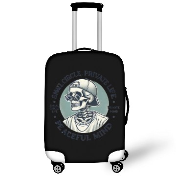 Discover Small Circle, Private Life, Peaceful Mind Luggage Covers