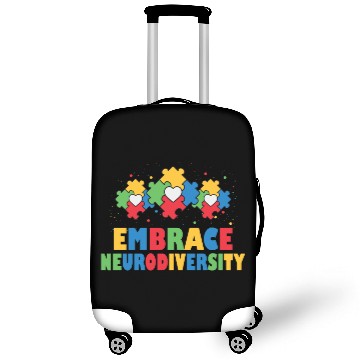 Discover embrace neurodiversity - Embrace ADHD Autism ASD Luggage Covers
