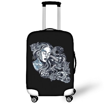 Discover Blessed Chicano Vintage Street Art Graphic Luggage Covers
