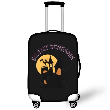Discover Whispers of the Haunted House Design Luggage Covers