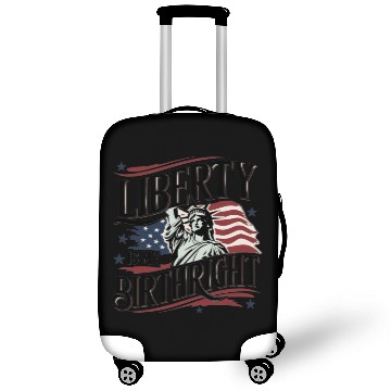 Discover Liberty is My Birthright – Elegant Freedom Design Luggage Covers