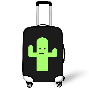 Discover Cactus Face Fear Sad Spines Desert Funny Cacti Fun Luggage Covers