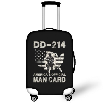 Discover DD 214 America s Official Man Card Luggage Covers