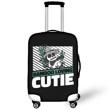 Discover Bamboo Loving Cutie Panda Bear Friend Giant Panda Luggage Covers