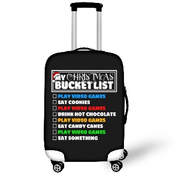 Discover Christmas Bucket List Video Games Xmas Gamer Luggage Covers