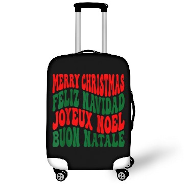 Discover Merry christmas feliz navidad joyeux noel Luggage Covers