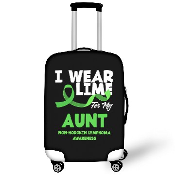 Discover Non-Hodgkin Lymphoma Awareness Wear Lime Aunt Luggage Covers