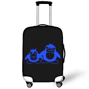 Discover Penguin Two Friends 2 Team Big Brother Angry Crew Luggage Covers