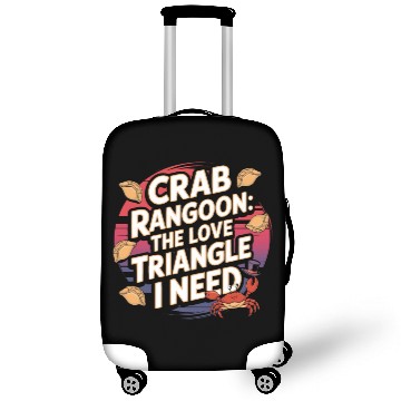 Discover Crab Rangoon Lover American Chinese Sea Food Luggage Covers