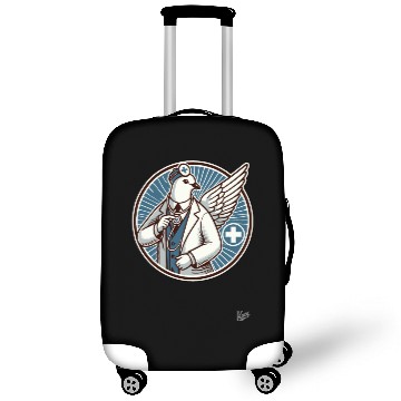 Discover Dr. Pigeon Dove: The Flying Doctor Luggage Covers