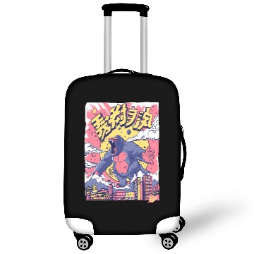 Discover Kaiju Gorilla – Neon City Rampage Luggage Covers