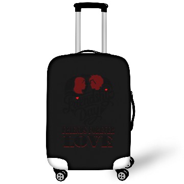 Discover happy friendship day friends forever love Luggage Covers